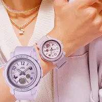 在飛比找Yahoo奇摩購物中心優惠-CASIO 卡西歐 Baby-G 夢幻蝴蝶 雙顯手錶 送禮推