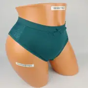 LANE BRYANT CACIQUE COTTON HIPSTER 14/16 PLUS SOLID GREEN