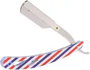 LAPOOH Barber Straight Edge Razor Stainless Steel Salon Safety Folding Shaving Blades Hair Cutting Blade Colorful Shaving Tool