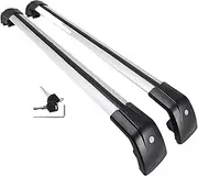2PC Cross Bars Compatible for Hyundai Tucson NX4 2022-2025 Crossbar Luggage Carrier Roof Rack Rail Carrier Lockable Cargo Bars(Silver Black)