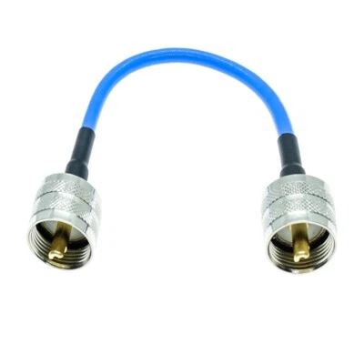 UHF male To UHF PL-259 Male Connector 0.086" RG405 lot Semi Flexible Coax Cable