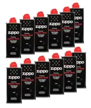 12x Zippo Premium Lighter FLUID Cigarette Genuine Petrol Refill 125ml