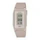 【CASIO 卡西歐】輕巧電子錶 粉紅色 環保材質錶帶 生活防水 LED照明 LF-10WH(LF-10WH-4)