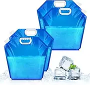 4 PCS Ice Bath Bags, Reusable Bathtub Freezer Water Bag, Cold Plunge Tub Accessories, Ice Baths at Home, Muscle Recovery for Athletes, Portable Ice Barrel Cold Therapy