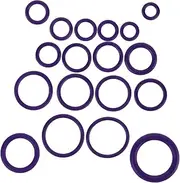 PLAFOPE 18-piece Assortment Kit Automotive Ac Sealing Rings 270-piece Pack Rubber Car Air Conditioner for Repair