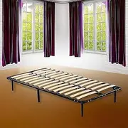 King Single Metal Bed Frame with Black Finish - Bedroom Furniture