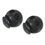 Plastic Cord Locks (0.2")6pcs, Double Hole Spring Stopper Fastener Slider
