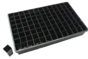 40mm Square Plastic Pot & Large Tray Set / Propagation, Seedlings , Cuttings