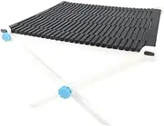 Nuyhgtr Portable Folding Table, Patio Table, Rolling Design, Heavy-Duty, Lightweight Outdoor Furniture for RV Travel, Camping, Picnic, Tailgating, 8.66x8.66x4.92 inches