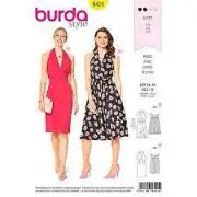 Burda Sewing Pattern 6421 Misses Dress Size 8-18 Euro 34-44