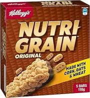 Kellogg's Nutri-Grain Original Cereal Snack Bars, 5 x 22g