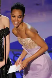 Presenter Zoe Saldana onstage at the 82nd Academy Awards held at K- Old Photo