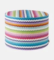 [Missoni] Missoni Riverbero Zigzag cotton canvas pouf