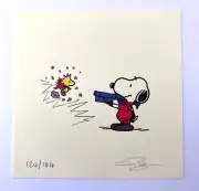 AKIRA 2 Peanuts Charlie Brown Snoopy 5x5 SIGNED 124/144 Art Print Raid71