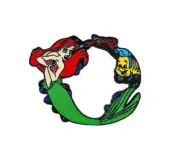 Ariel Flounder and Sabastin from Little Mermaid enamel pin - Free AU post