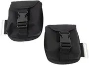 Oshhni Dive Weight Pocket for Scuba Diving Weight Belt Strap Scuba Diving Weight Pocket, Black