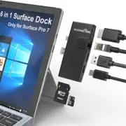 Microsoft Surface Pro 7 Docking Station with 4K HDMI Adapter+1000M Ethernet L...