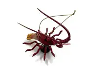 Bobble Head Crawfish #4 Mardi Gras Beads Moves Animated Cajun Creole New Orleans