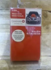 Celebrate it Mega Bow Red Gift Bow 18x25 inch Giant Bow Car Bike Decor NIB