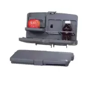 Make Road Trips Folding Car Back Seat Table Tray 2pack GRAY Functiona