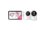 VTech 2-Camera 7 Inch HD Pan & Tilt Video Baby Monitor With Remote Access 720p