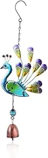 Peacock Windchime Outdoor Clearance Outside Garden Wind Chimes Hanging Ornament for Home Decor