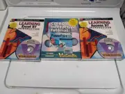 3 viagrafix CD-ROM programs NEW - EDCEL 97, ACCESS 97 & POWERPOINT 95 LEARNING