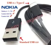 Genuine USB-C Adapter Cable Data Sync Power Charger Cord For Nokia 8 Sirocco AU