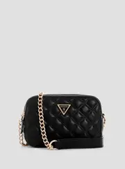 GUESS Women's Black Giully Camera Crossbody Bag