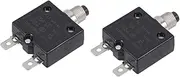 CHILDWEET 2pcs Circuit Breaker Protection Circuit Breaker for Car Small Circuit Breaker Reset Circuit Breaker Circuit Breaker for Auto Circuit Breaker for Boat Car Circuit Breaker Iron Black