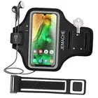Galaxy A55 A54 A53 Armband, Water Resistant Gym Running Workouts Arm Black