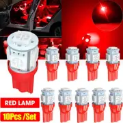 10pcs Red LED DASHBOARD GAUGE CLUSTER LIGHTS BULBS FOR 1997-2001 TOYOTA CAMRY MT