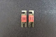 2 PK 150 AMP MINI ANL FUSES NICKEL PLATED INLINE AFC AFS BLADE AUTO CAR MANL150
