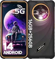 Ulefone Armor X31 Pro 5G Rugged Smartphone (2025), 16GB+256GB/2TB SD, MTK Dimensity 6300 64MP Main Cam + 25MP Night Vision Cam, 6050mAh 6.56 Inch 120Hz Android 14 Cell Phone Dual SIM GPS Fingerprint