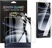 [Fourmor] 2+2 Sets for Samsung Galaxy Z Fold 6 Screen Hydrogel film Protector - 2 Pack Inside TPU Screen Protector + 2 Pack Front TPU Screen Protector
