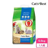 在飛比找momo購物網優惠-【CAT’S BEST 凱優】草莓味粗顆粒木屑砂 10L/5