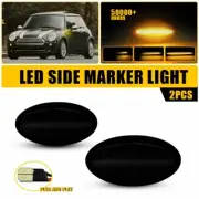 Smoked LED Side Marker Lights Amber Dynamic For MINI R53 Coopers Hatchback 02-06 (for: Mini)