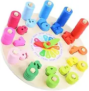 GETAJGHSD 1Pc Creative Learning Clock for Recognition Tool Safe and Educational Plaything Develops Cognitive Skills and Imagination for Home and Classroom Use