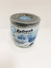 Refresh your car dual scent gel 5 oz NEW CAR COOL BREEZE