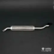 LESU Metal Smoke Exhaust Pipe Chimney Vent 181MM for Tamiya 1/14 RC Truck Model