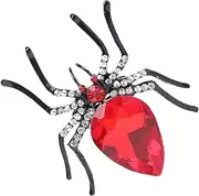 Spider Rings Halloween Favors, Fashion Dainty Rings, Halloween Finger Ring Open Adjustable Spider Rings with Rhinestones Decor for Creepy Favors