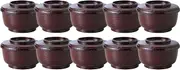 (Amazon.co.jp Exclusive) Fukui Craft Ohitsu Heat Resistant, Made in Japan, Dishwasher Safe, Japanese Zelkova Split Root, Urumi Coat (Inner Black) (10 Guests)