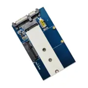M.2 NGFF MSATA SSD to SATA 3.0 Adapter 2 in 1 Converter Card for PC Laptop
