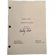 Bobby Clark Star Trek Signed Script