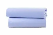 Clair de Lune Cot Bed Cotton Jersey Fitted Sheets Pack of 2, Blue