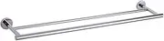 kimzcn SUS 304 Stainless Steel 30-Inch Double Towel Bar Towel Rack Wall Mounted Towel Rail Towel Rod for Bathroom Modern Style Polished Finish