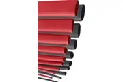Prolink Pack of 18 Pieces Polyethylene Heatshrink Kit Red and Black 1.2m