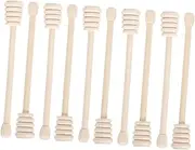 UTHCLO Elegant Wooden Honey Stir Stick Pack Honey Stir Wand Jam Stirring Rod for Coffee Tea Homemade