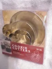 Sunny Side Up Bakery Metal Cookie Cutter Set - New - 4 snowmen