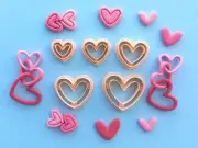 Heart Donut Embosser Polymer Clay Cutter Set | Unique Clay Cutters | Clay Tools